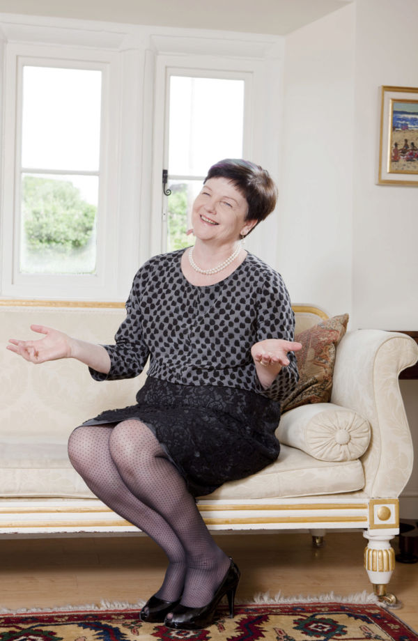Baroness / Dame Lucy Neville-Rolfe DBE CMG at her cottage in Wiltshire, UK - August 2012
