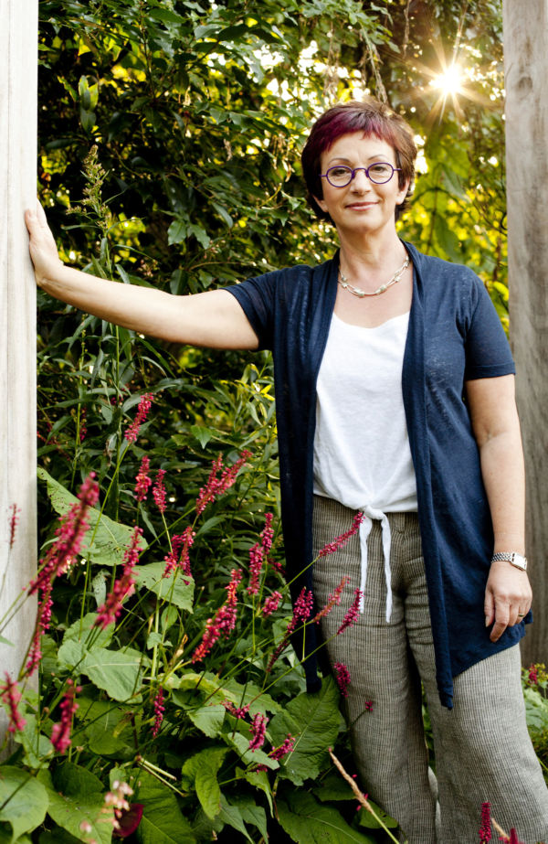 Mandy Haberman at her home in Aldenham, Hertfordshire, UK - September 2012
