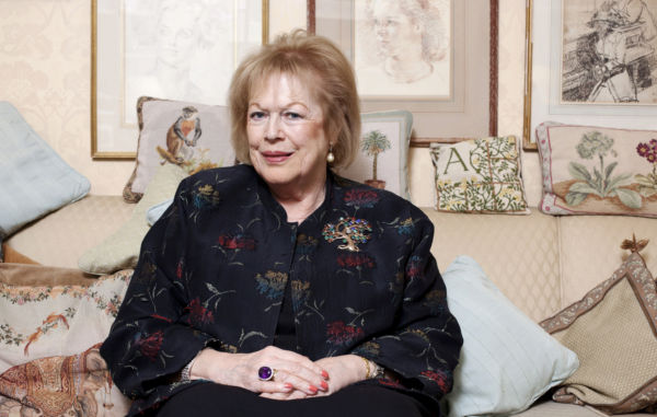 Dame Antonia Fraser DBE at her home in west London, UK - March 2013